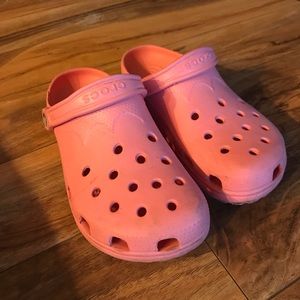 Pink Crocs